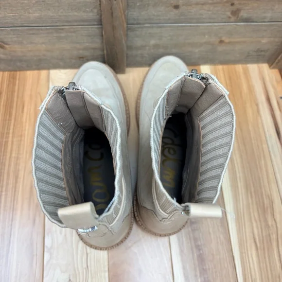 Women's Beige Ankle Boots - Picture 8 of 16